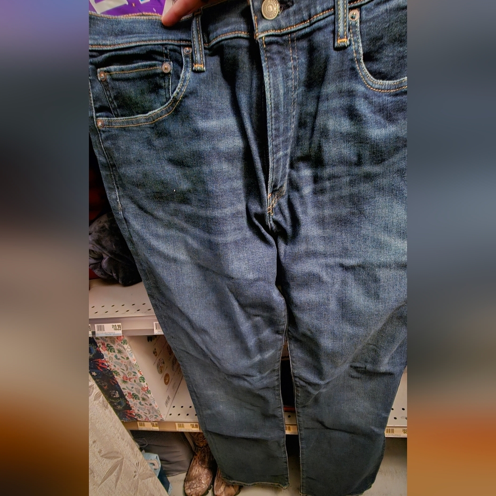 Lucky Brand Dark Blue Straight Jeans